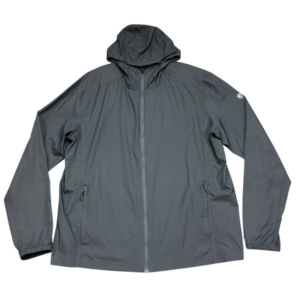 Kuhl Jacket Mens XL Gray Driftr Lightweight Activewear Full Zip Ripstop Nylon - Picture 1 of 10